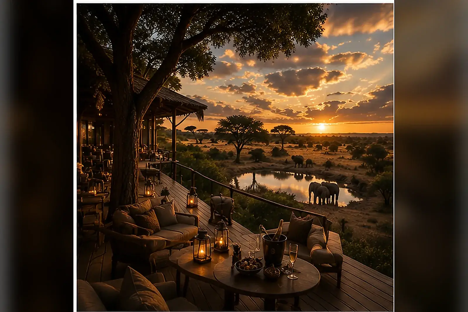 Premium African lodge representing the African Legacy partner network