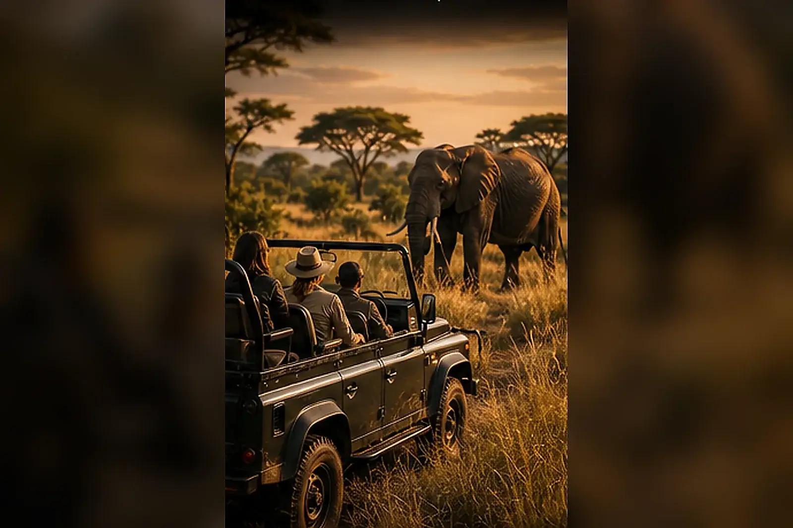 Luxury safari encounter in South Africa