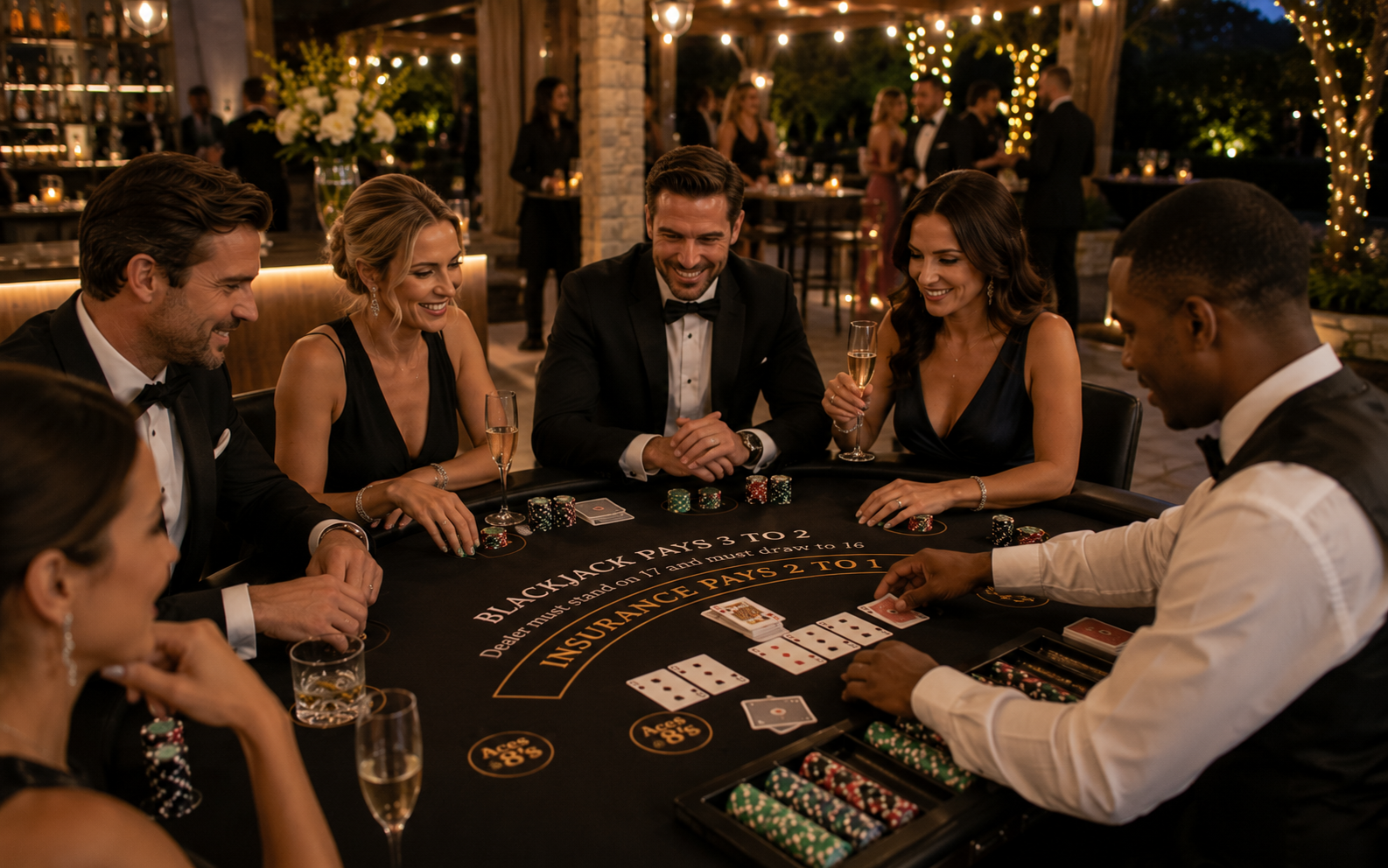 Aces and 8s premium blackjack experience