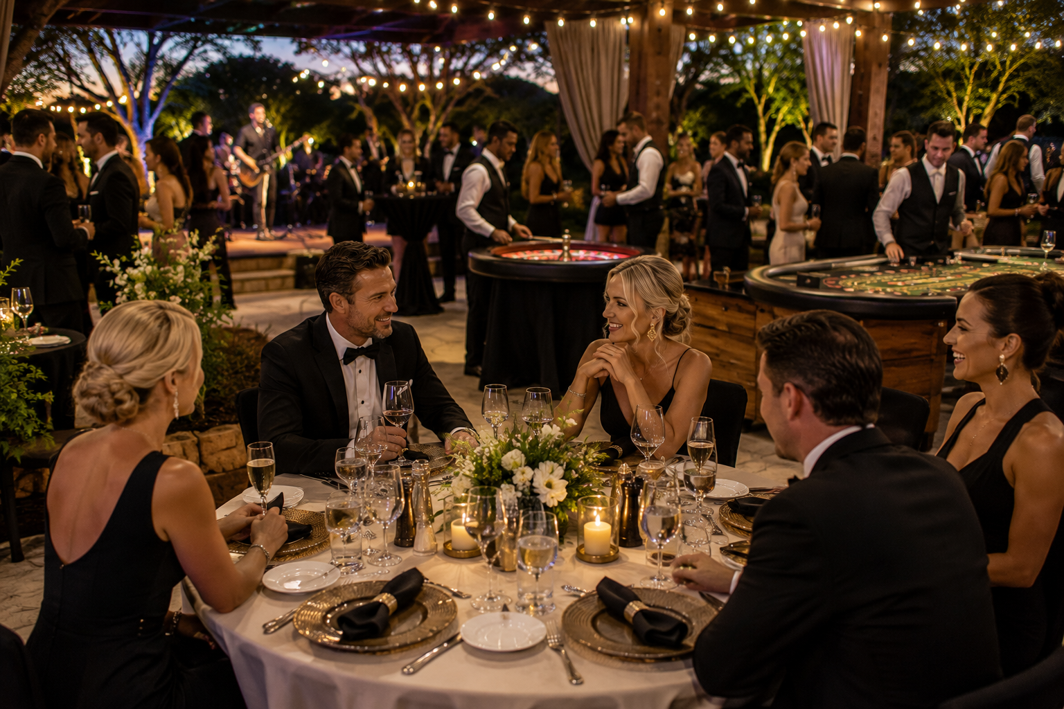 Formal dining and entertainment
